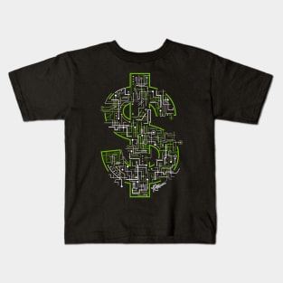 Technology Untamed: Technological Money Maker Kids T-Shirt